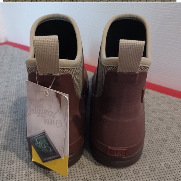 Muck Women's Originals Ankle, Rum Raisin/Tweed Herringbone sold out on website - Picture 3 of 16